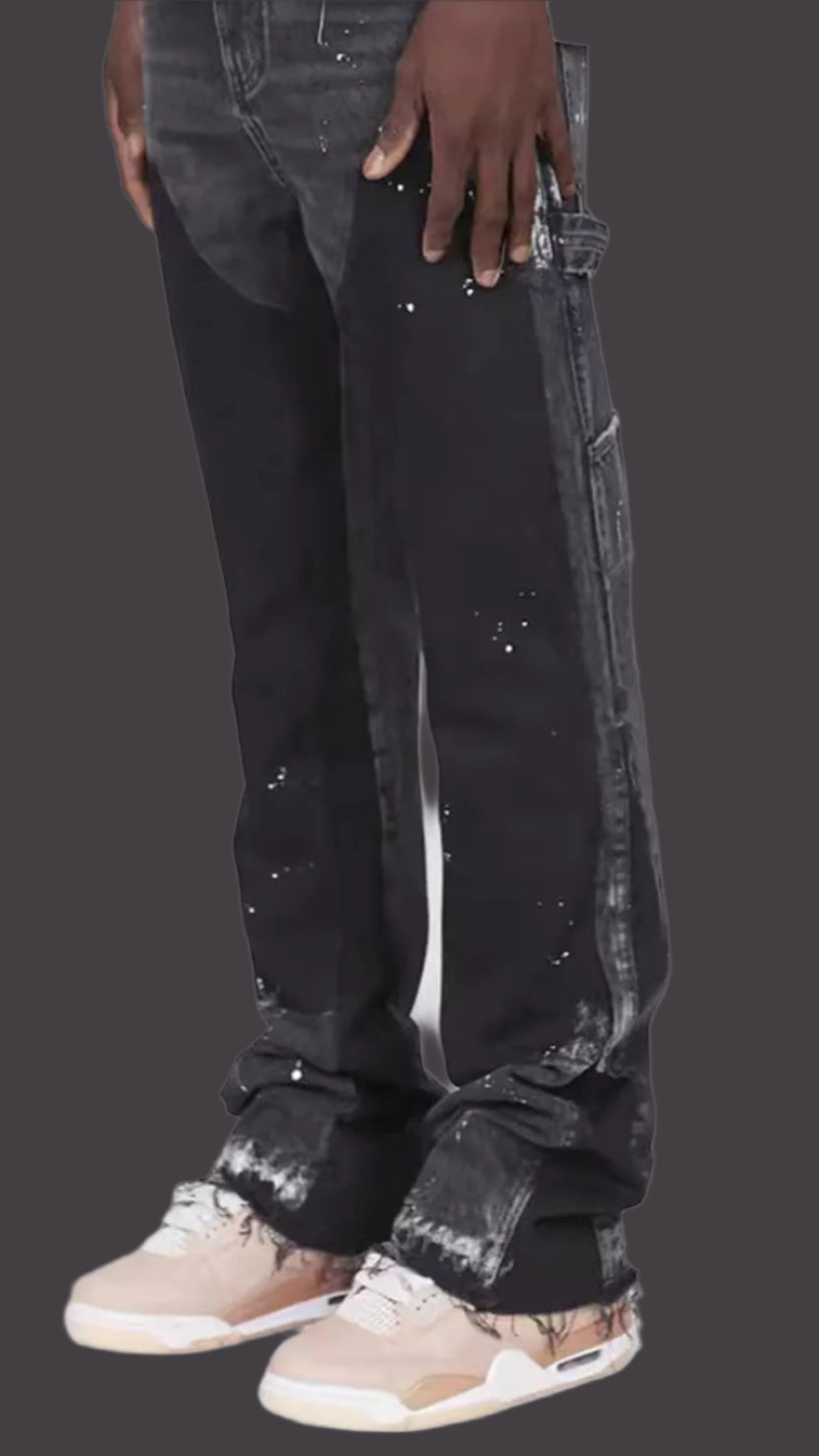 Men’s Stretch Flare Jeans – Casual Business Denim