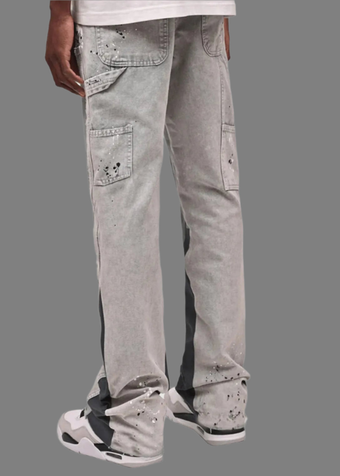 Men’s Stretch Flare Jeans – Casual Business Denim