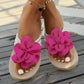 Luxury Women’s Slippers with Top Flower