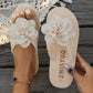 Luxury Women’s Slippers with Top Flower