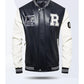Men’s Colorblock PU Leather Jacket – Pilot Style