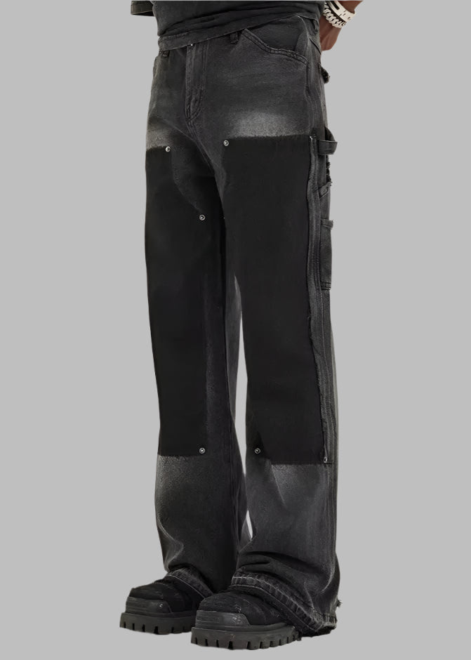 Unisex Black Clean-Fit Denim – High Street Style