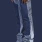Men’s Stretch Flare Jeans – Casual Business Denim