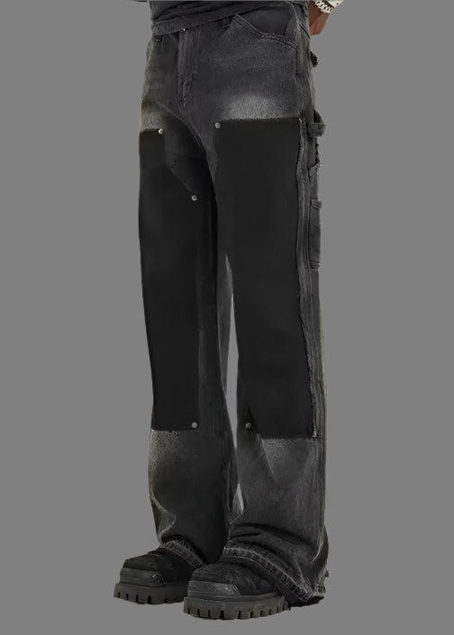 Unisex Black Clean-Fit Denim – High Street Style