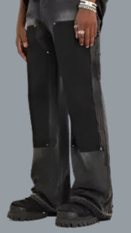Unisex Black Clean-Fit Denim – High Street Style