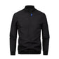2025 Spring and Autumn New Baseball Collar Short Loose Solid Color Jacket Men's Business Casual Thin Coat Trend