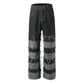 Grunge Stacks" Patchwork Baggy Denim – Men's Streetwear Jeans