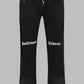 Retro Flared Splice Jeans – Unisex Baggy Streetwear