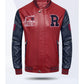 Men’s Colorblock PU Leather Jacket – Pilot Style