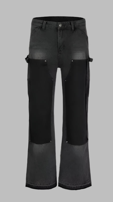 Unisex Black Clean-Fit Denim – High Street Style