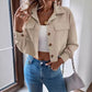 Women Short Button Jacket