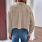 Women Short Button Jacket